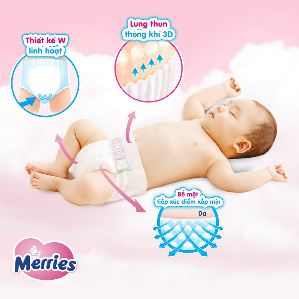 Tã quần Merries Jumbo L56 (Cho bé 9-14kg)