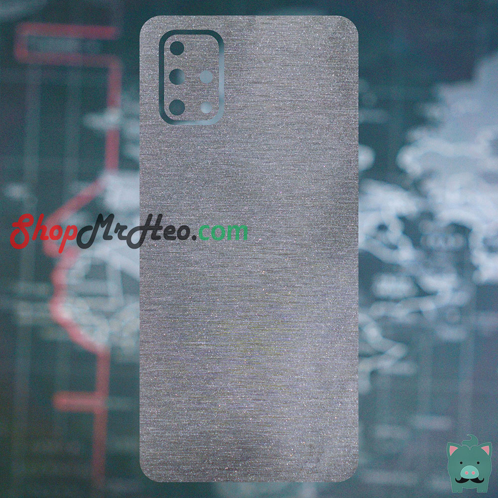 [HCM]Skin Dán Mặt Sau Lưng Vân Nhôm Samsung Galaxy M51
