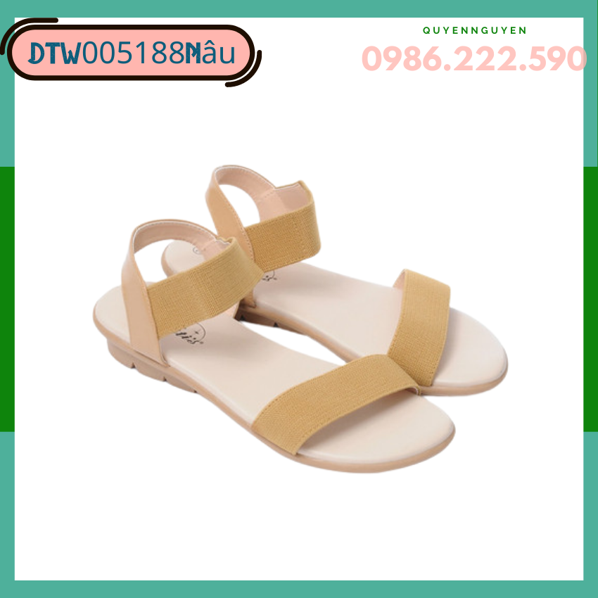 Giày Sandal Nữ cao cấp  DTW005188NAU