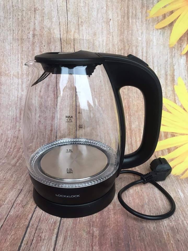 Ấm siêu tốc thủy tinh Lock&Lock EJK432 1.7L