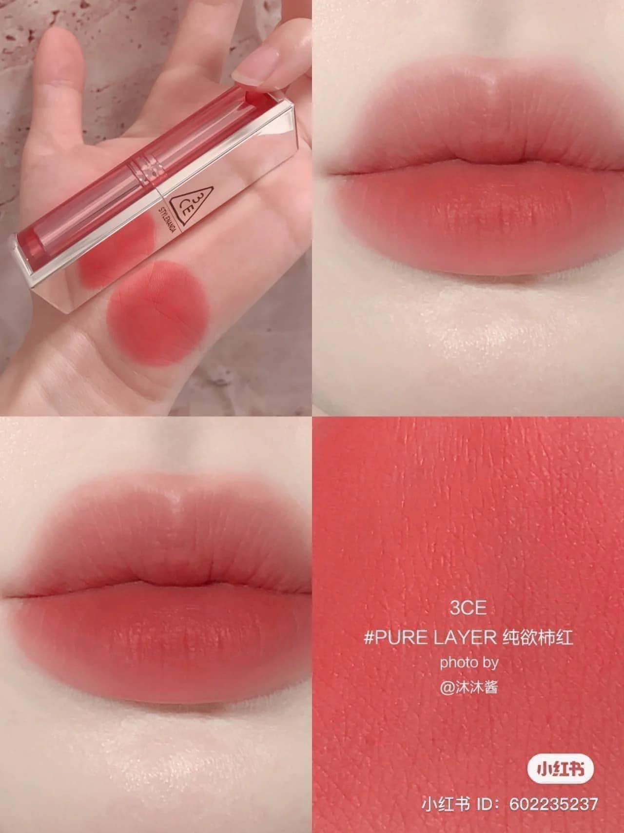 Son thỏi 3ce blur matte lipstick mịn lì nhẹ môi lâu trôi - bebeau