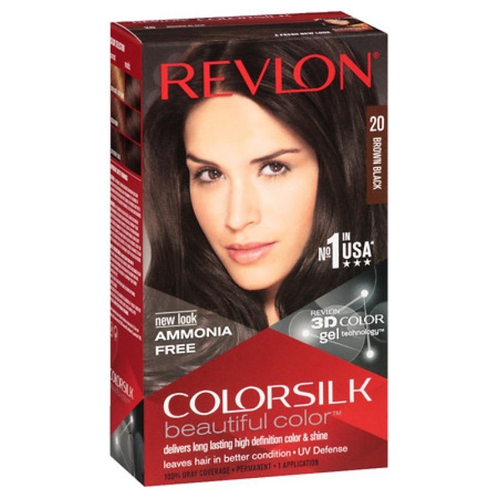 [HCM]Thuốc nhuộm Revlon Color Silk Beautiful 3D Color số 20 nâu đen