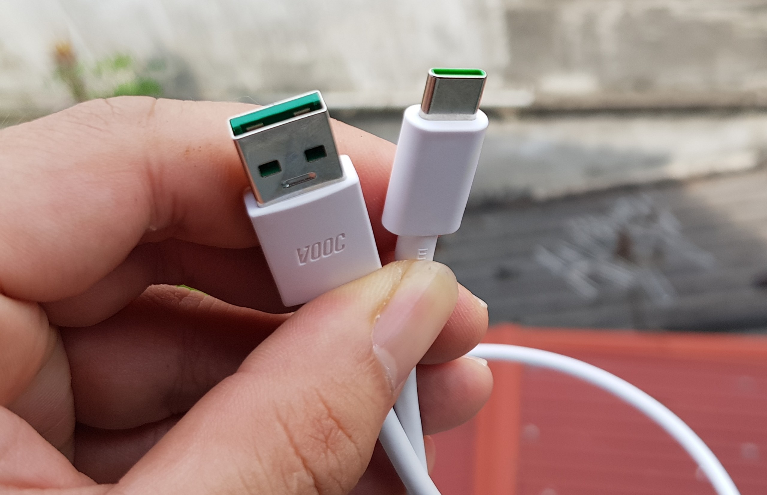 Cáp OPPO VOOC 3.0 Sạc Nhanh chân Type C (Lõi Xanh)1m/2m