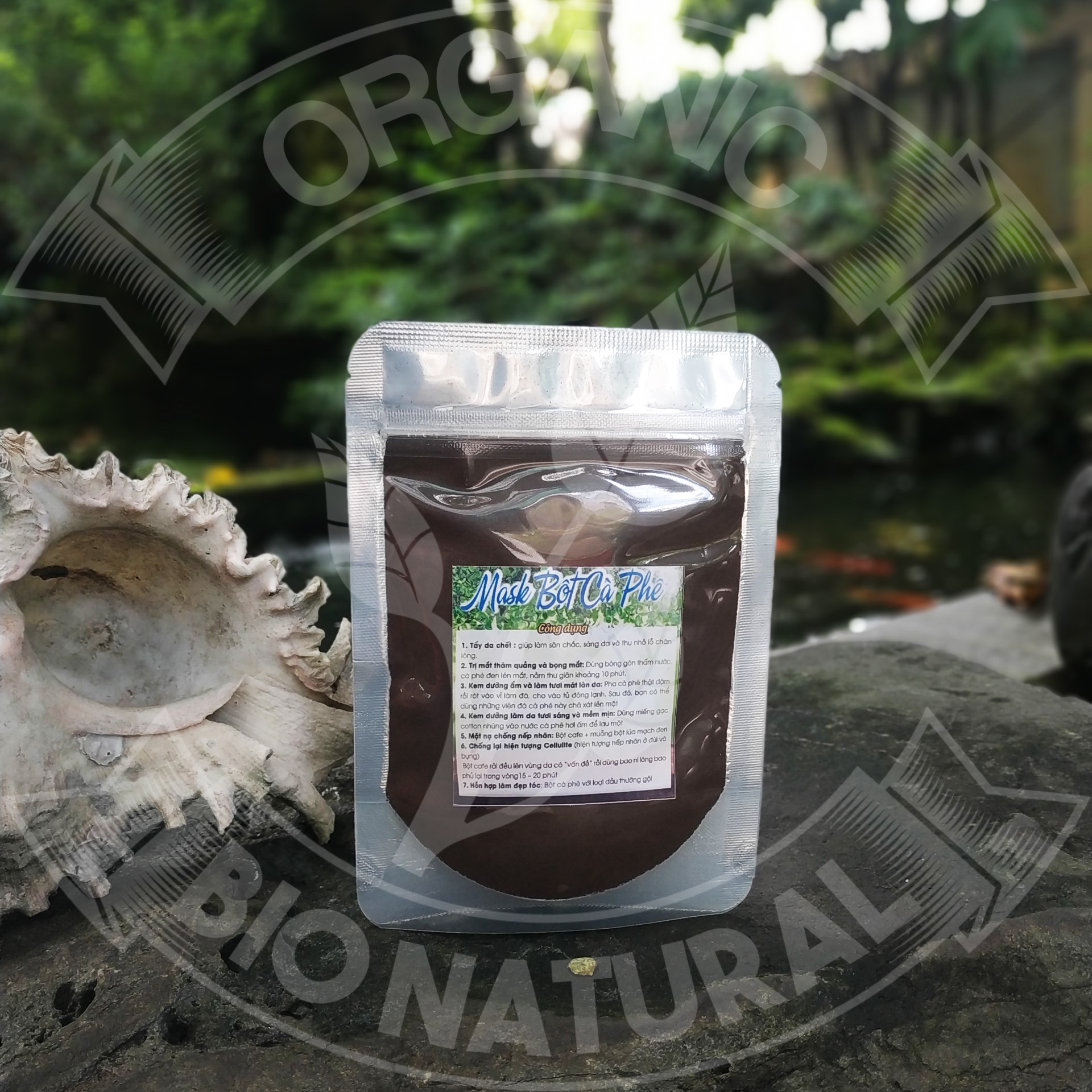 [HCM][BIONATURALVN] Bột đắp mặt nạ Mask Bột Cà Phê HANDMADE 50gr