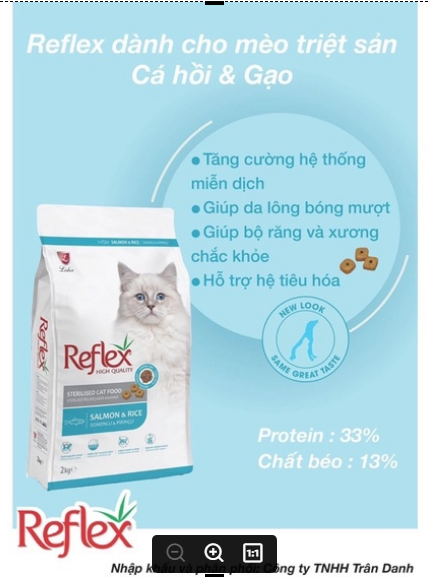 REFLEX 2kg -THỨC ĂN CHÔ MÈO TRIỆT SẢN