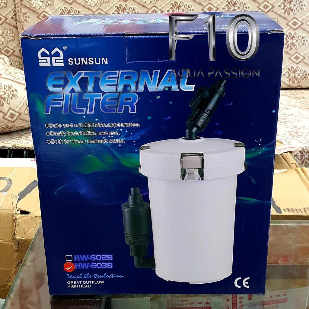 Lọc thùng sunsun hw - 603b máy lọc ngoài cho bể cá, thuỷ sinh - sun sun 603b