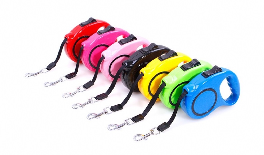 Dây dắt tự động cho chó mèo 5m - dây dắt cuộn - đồ thú cưng
