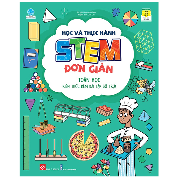 Fahasa - học và thực hành stem đơn giản - toán học - kiến thức kèm bài tập bổ trợ!