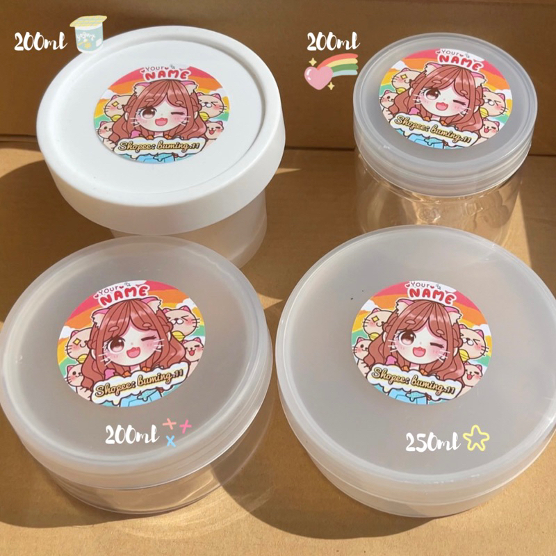 Basic Slime Size 220gr (Size Mới)
