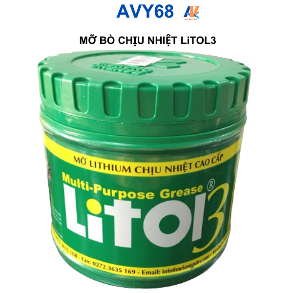 MỠ BÒ CHỊU NHIỆT LITOL (500g)