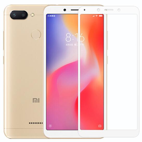 Cường lực full màn Xiaomi Redmi 6 / Redmi 6A (Trắng)