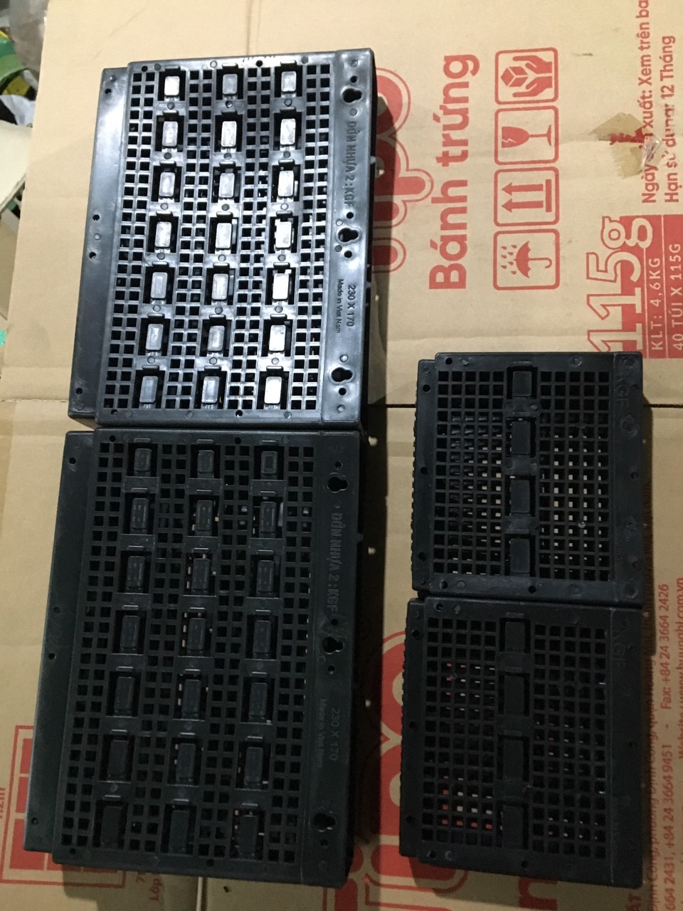 Combo 5  cặp Bản vỉ nhựa trồng lan