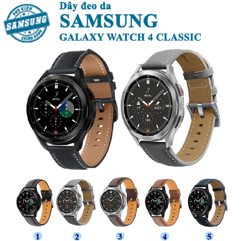 [Galaxy Watch 4 Classic] Dây đeo da đồng hồ Samsung Galaxy Watch 4Classic