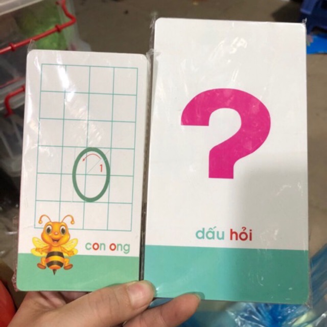 Bộ Thẻ chữ cái và số to