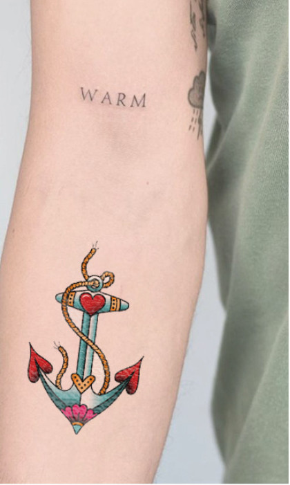 Hình xăm mỏ neo tattoo gà  Tattoo Gà