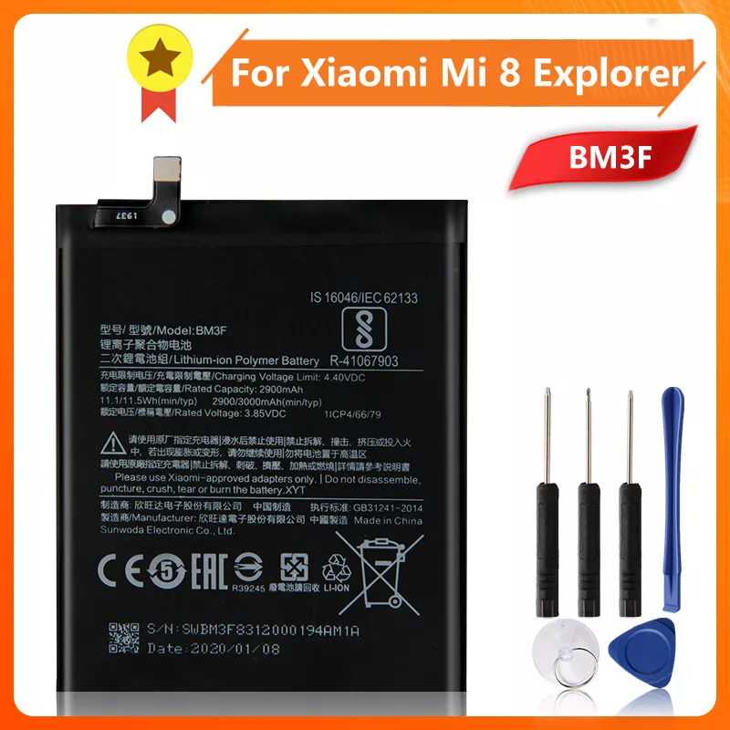 Pin xiaomi mi8 pro /mi 8 explore