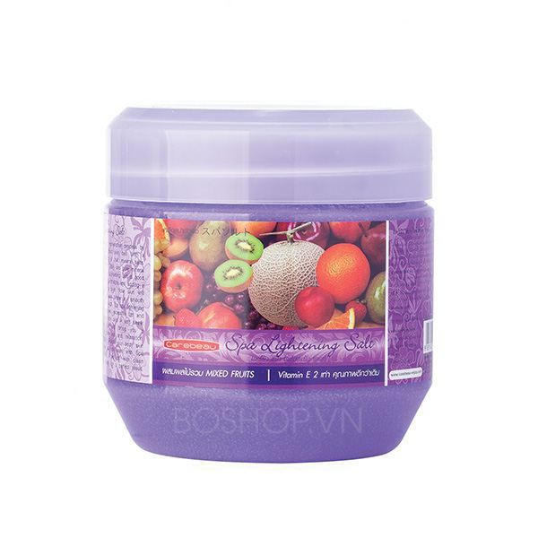 HCMMuối tắm hoa quả tổng hợp Carebeau Thái Lan 700g