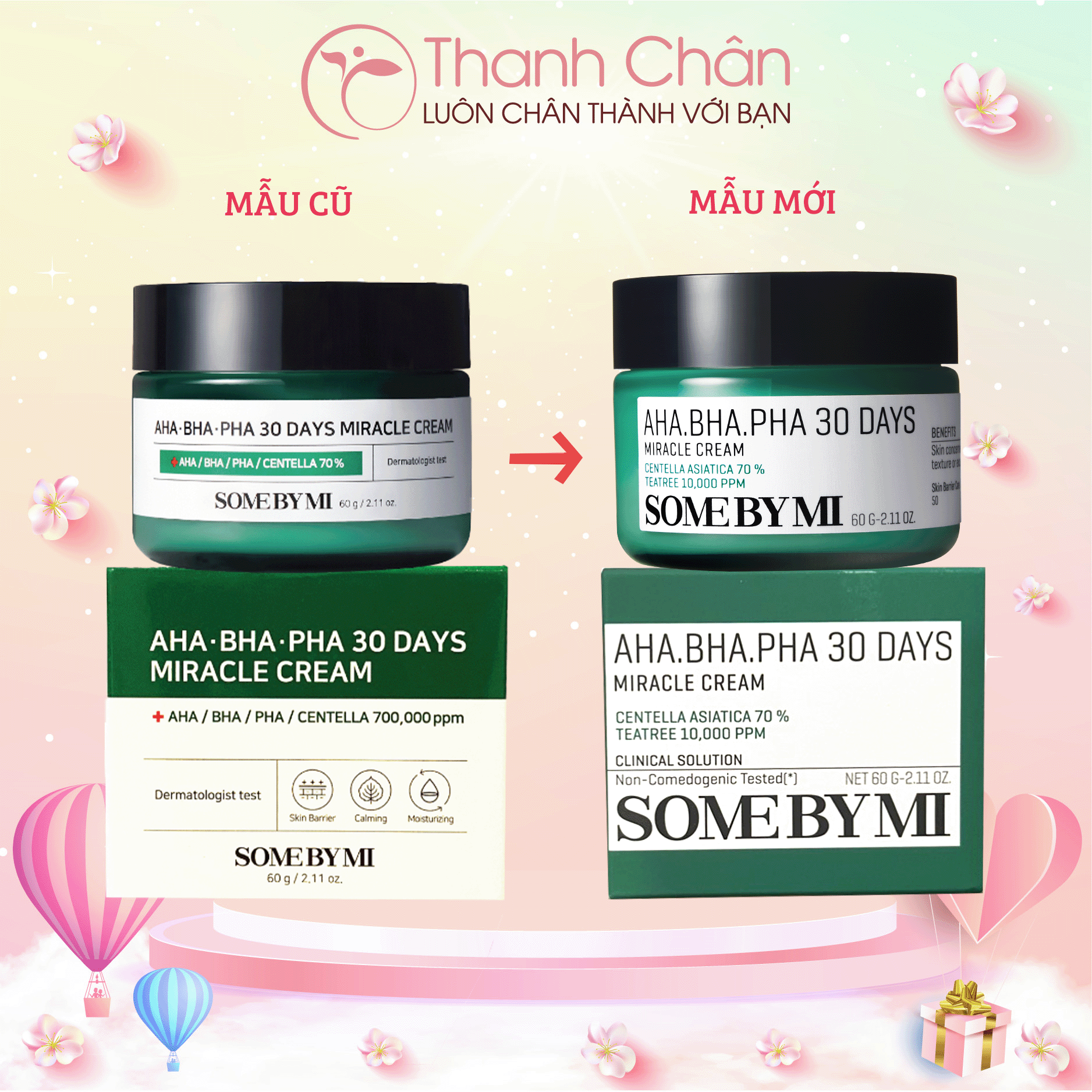 Kem dưỡng Some By Mi AHA-BHA-PHA 30 Days Miracle Cream