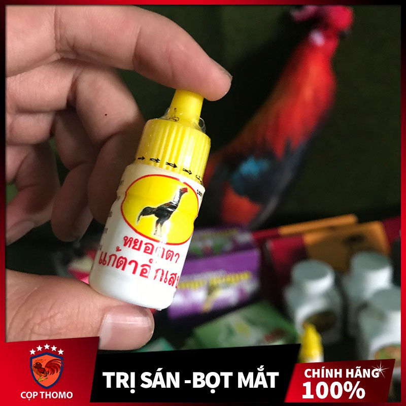 THU.ỐC nhỏ mắt cho gà -- chảy nước mắt ,bọt mắt ( LỌ 10 ML )