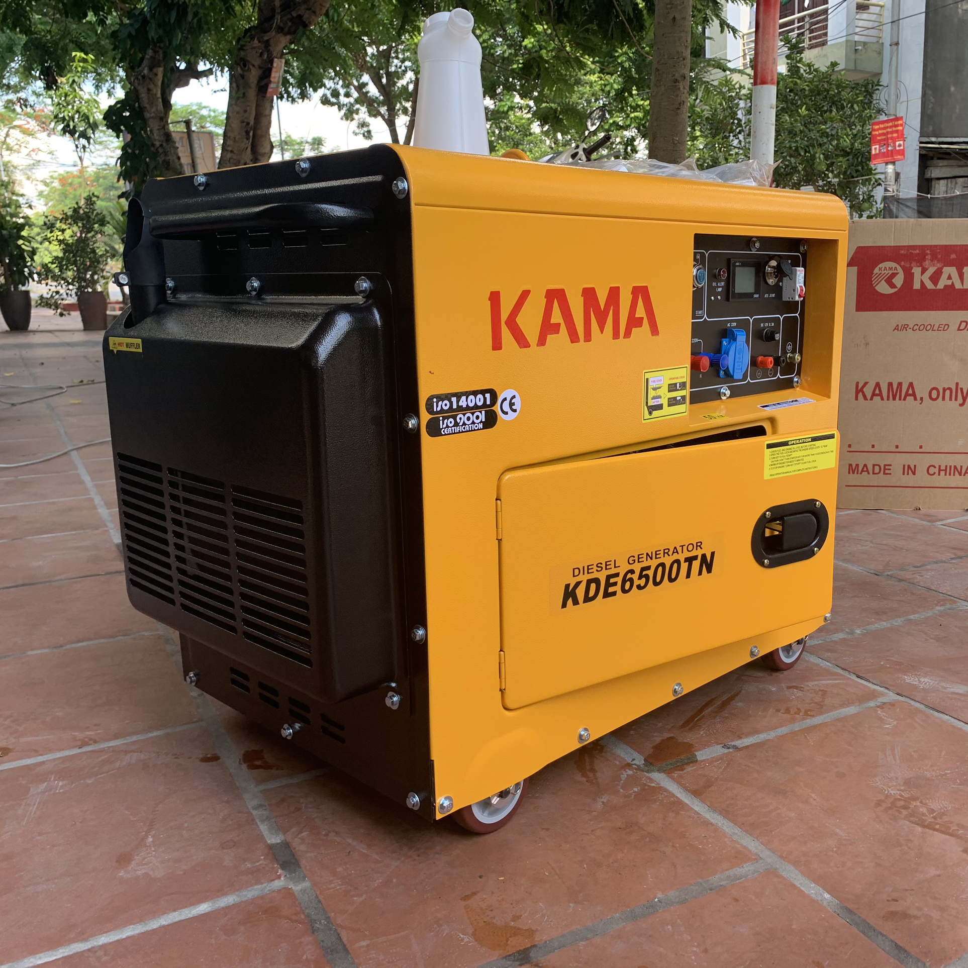 Máy Phát Điện Chạy Dầu 5Kw Kama KDE6500TN