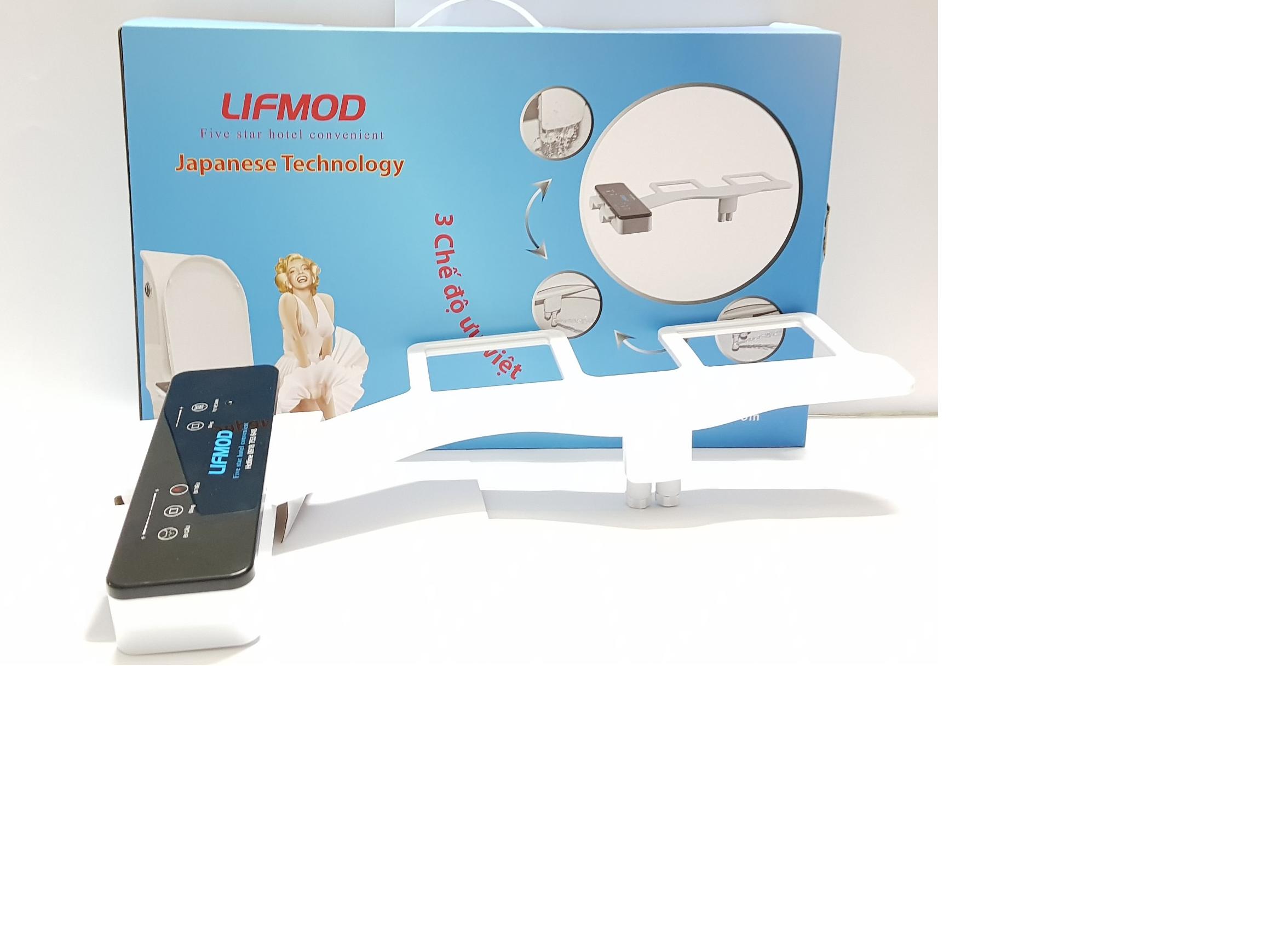 Xịt vệ sinh thông minh LIFMOD có nước ấm bản cao cấp Super Deluxe Bidet