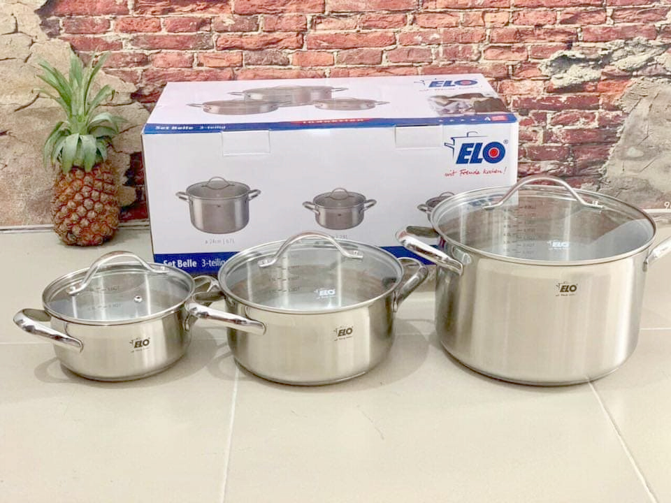 BỘ NỒI ELO BELLE 3 CHIẾC