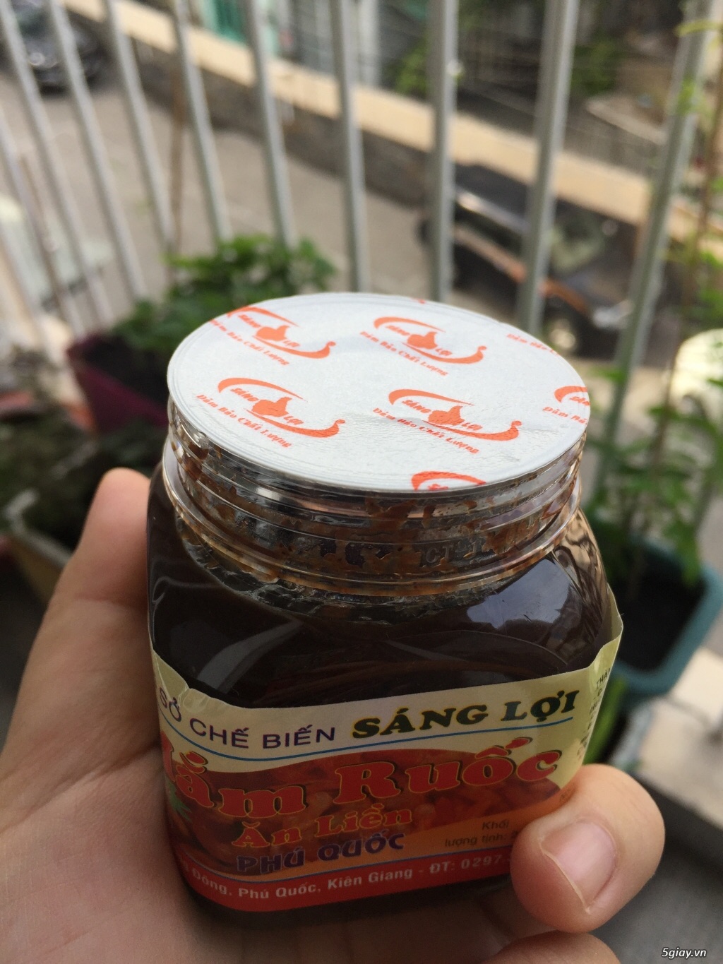 Combo 5 hũ mắm ruốc ăn liền SÁNG LỢI 200gr