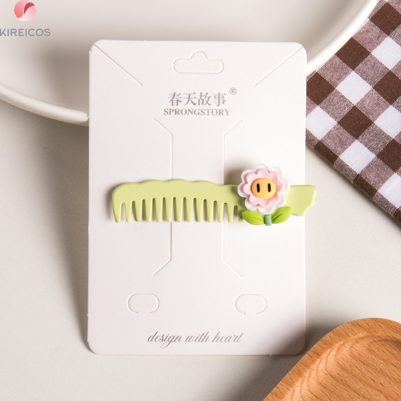 [HCM]Kẹp Tóc Mái Lược Hoa Mai Siêu Xinh - kireicos