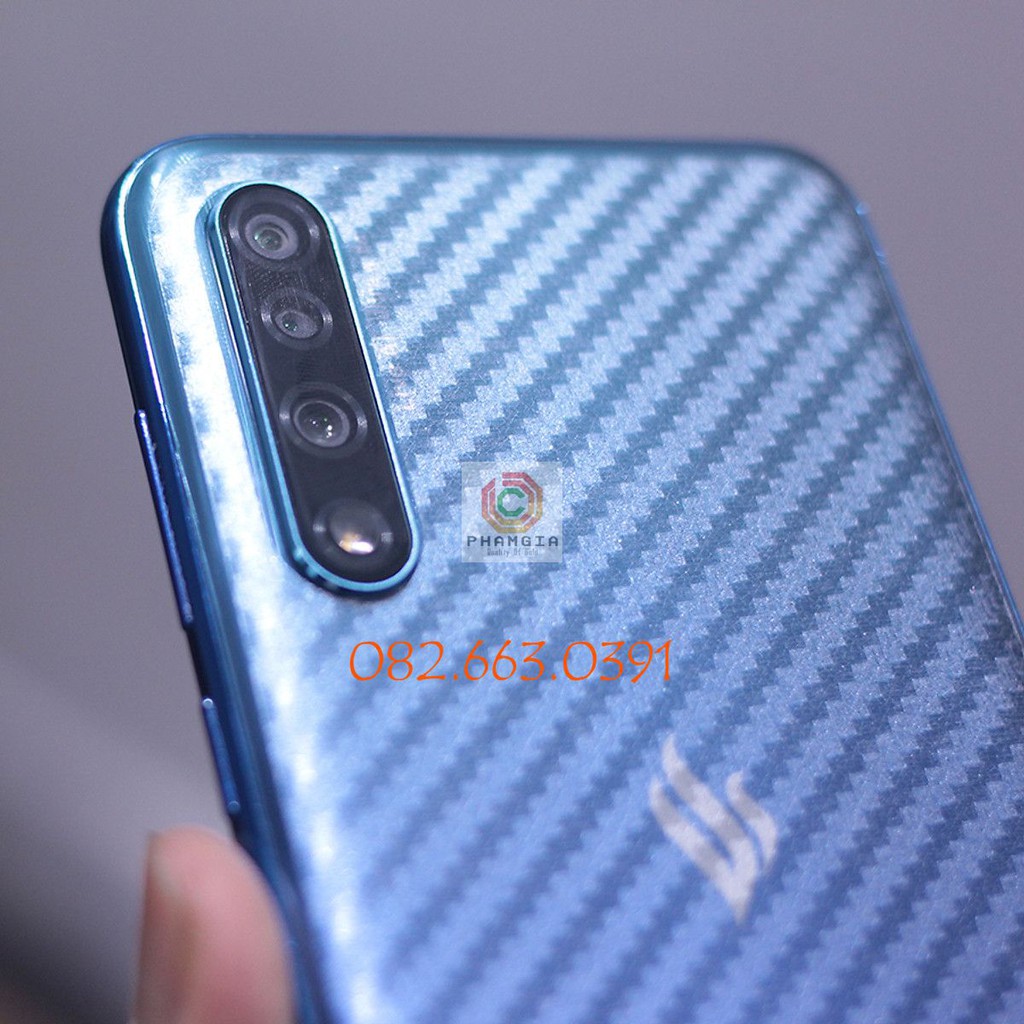 DáN Carbon Mặt Lưng Cho Vsmart Live / Joy 3 / Active 1 Plus / Active 1 / Joy 1 / Joy 1 Plus / Bee / Active 3 / Star 3