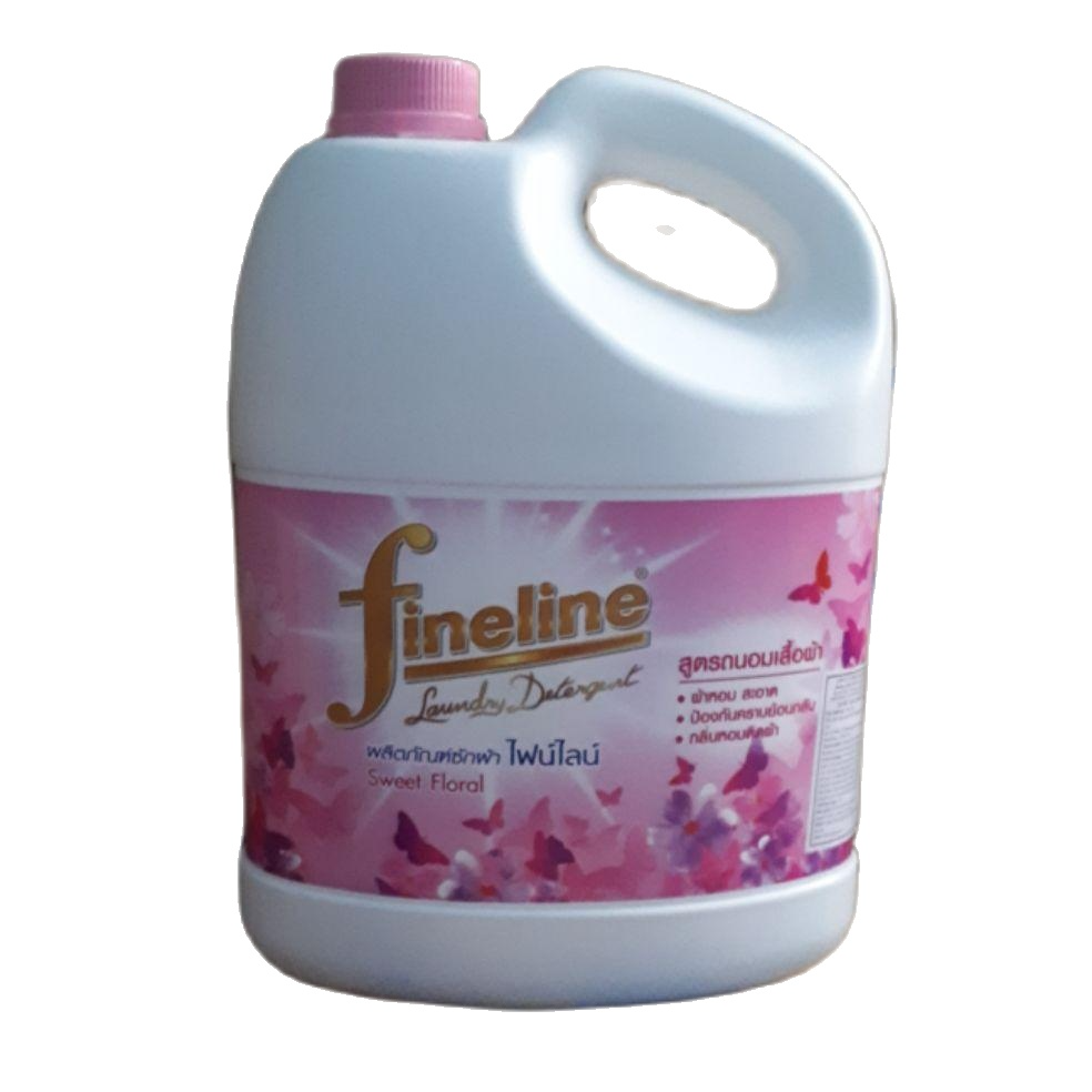 Nước giặt xả fineline Hồng 3L thái lan