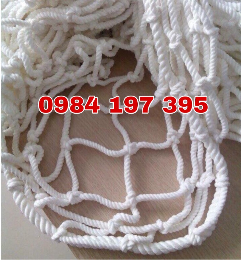 Lưới chắn cầu thang,lưới dù trắng