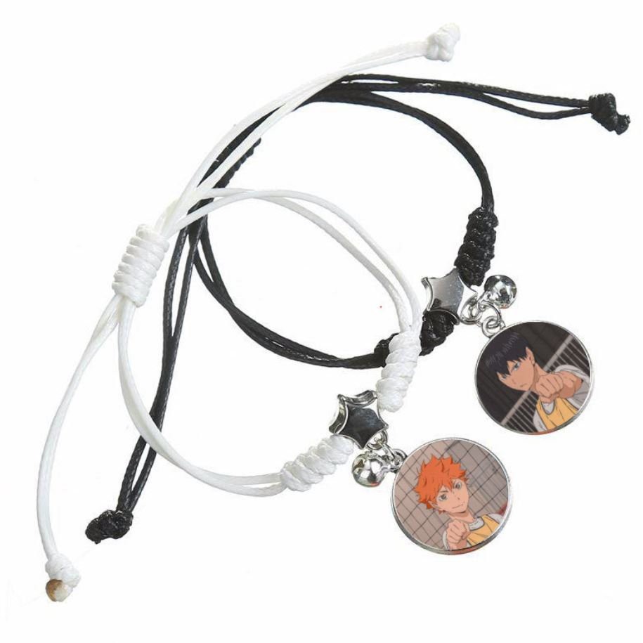 Vòng tay đôi HAIKYUU!! Kageyama Tobio Hinata Shouyou chibi anime xinh xắn