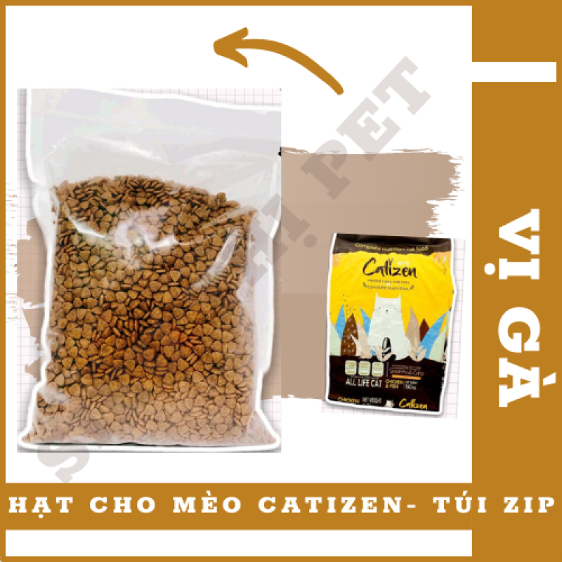 (SIÊU RẺ - SIÊU DINH DƯỠNG) Hạt Khô Hàn QUốc cho Mèo Catizen 100g -500g(Gói Zip)