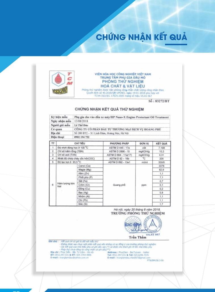 Phụ Gia Súc Rửa Động Cơ HP-PRO POWER