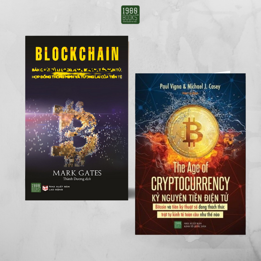 Combo 2 cuốn Blockchain + The Bitcoin Standard - 1980Books