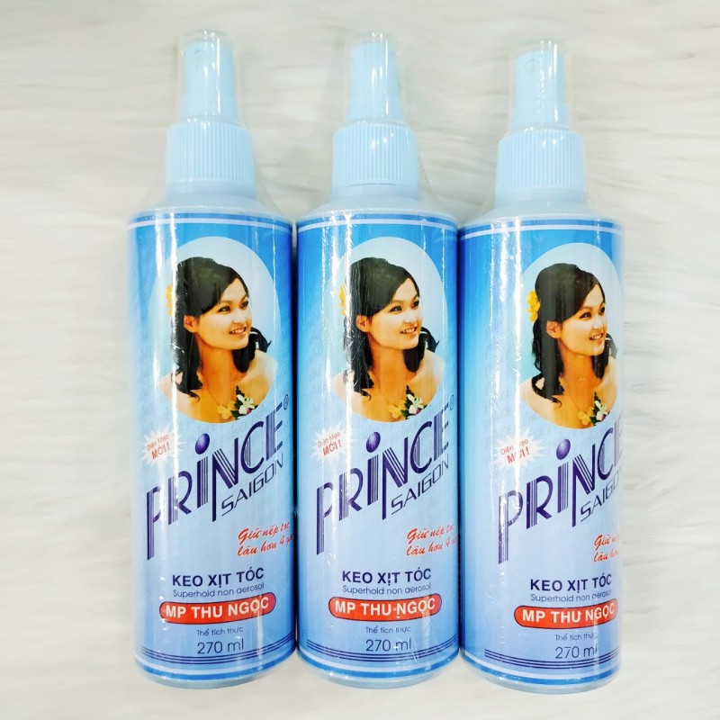 Keo xịt tóc Prince Sài Gòn 270ml cao cấp