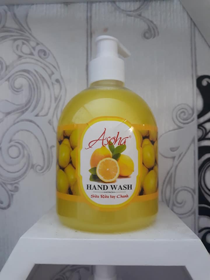 [HCM]Sữa Rửa Tay ASOHA 500ML Hương Chanh