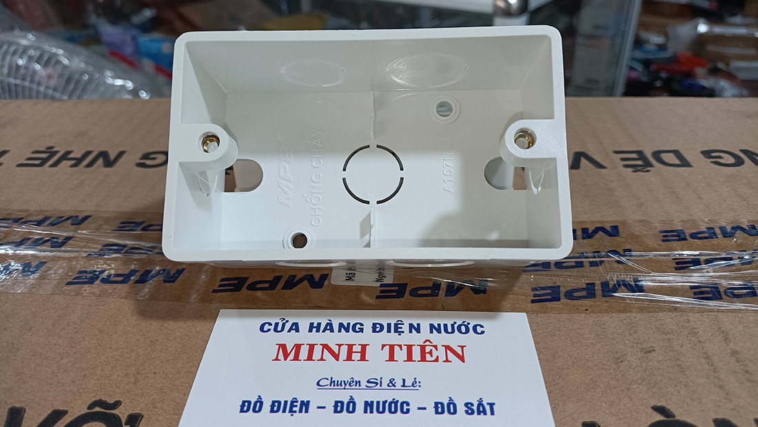 Đế âm tường đơn chống cháy MPE hàng chính hãng ký hiệu A157N