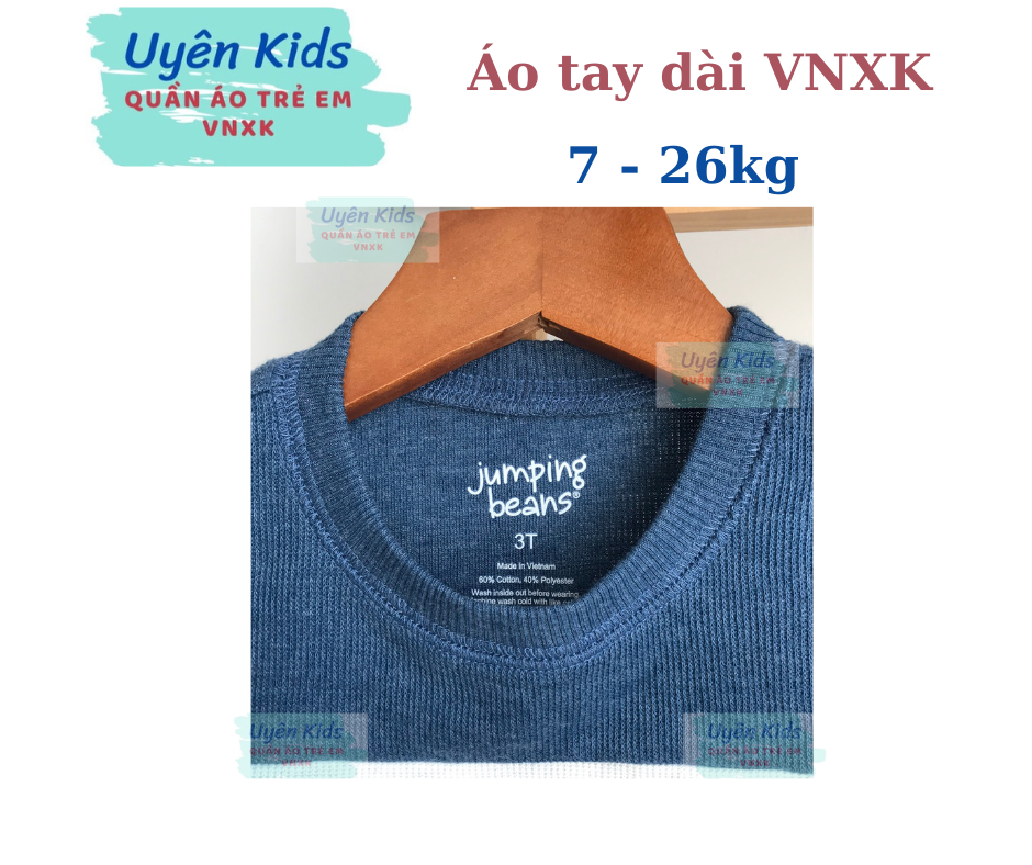Áo tay dài Jumping VNXK bé trai bé gái