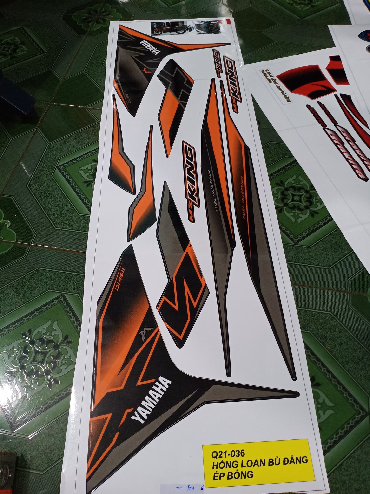 Tem rời ex 150 mxking 2019 cam đen