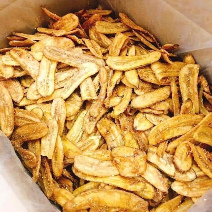 500gr chuối sấy mè gừng - đồ ăn vặt - ăn vặt - bách hoá online -uy tín