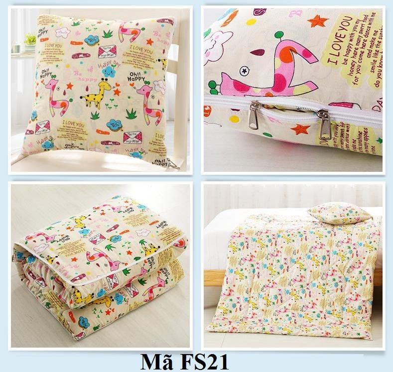 Bộ chăn gối 2 trong 1 HOẠT HÌNH