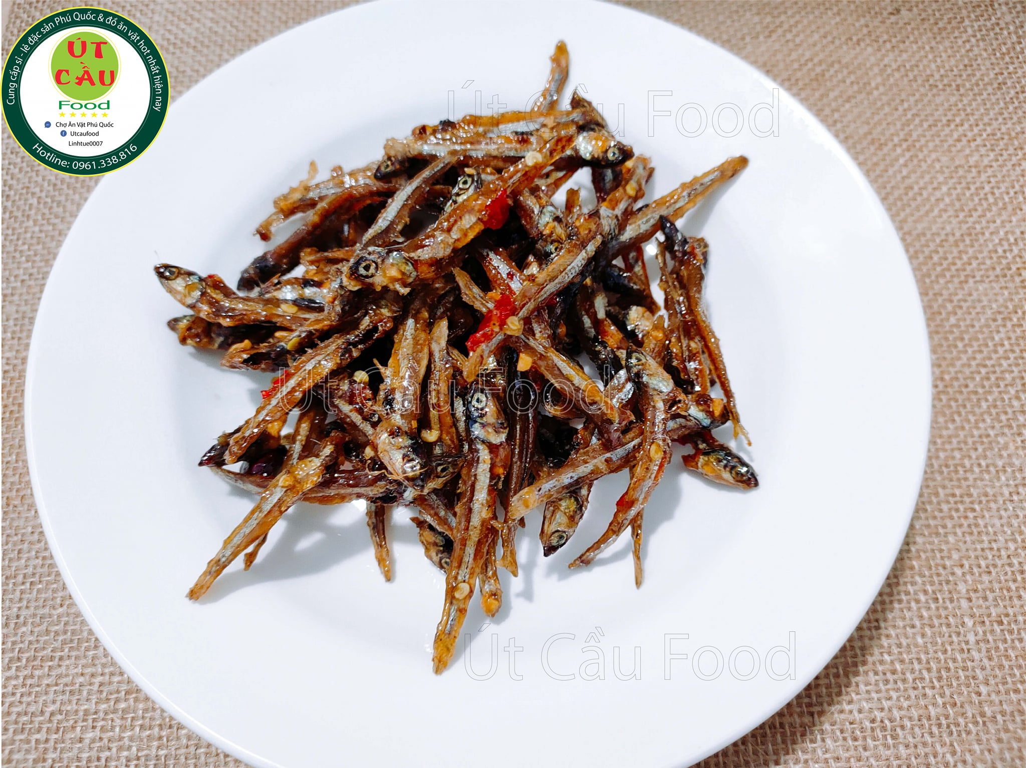 250Gram Khô Cá Cơm Phú Quốc Phơi Ghe