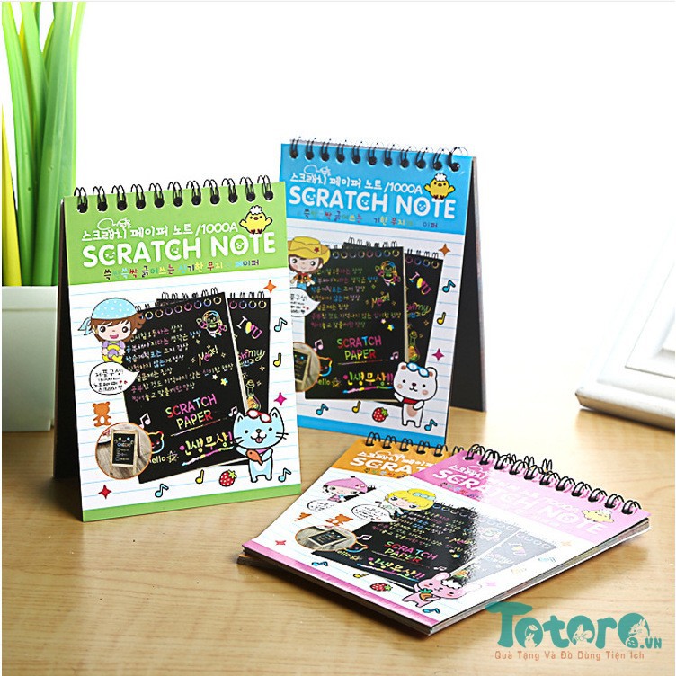 Sổ vẽ Scratch Note