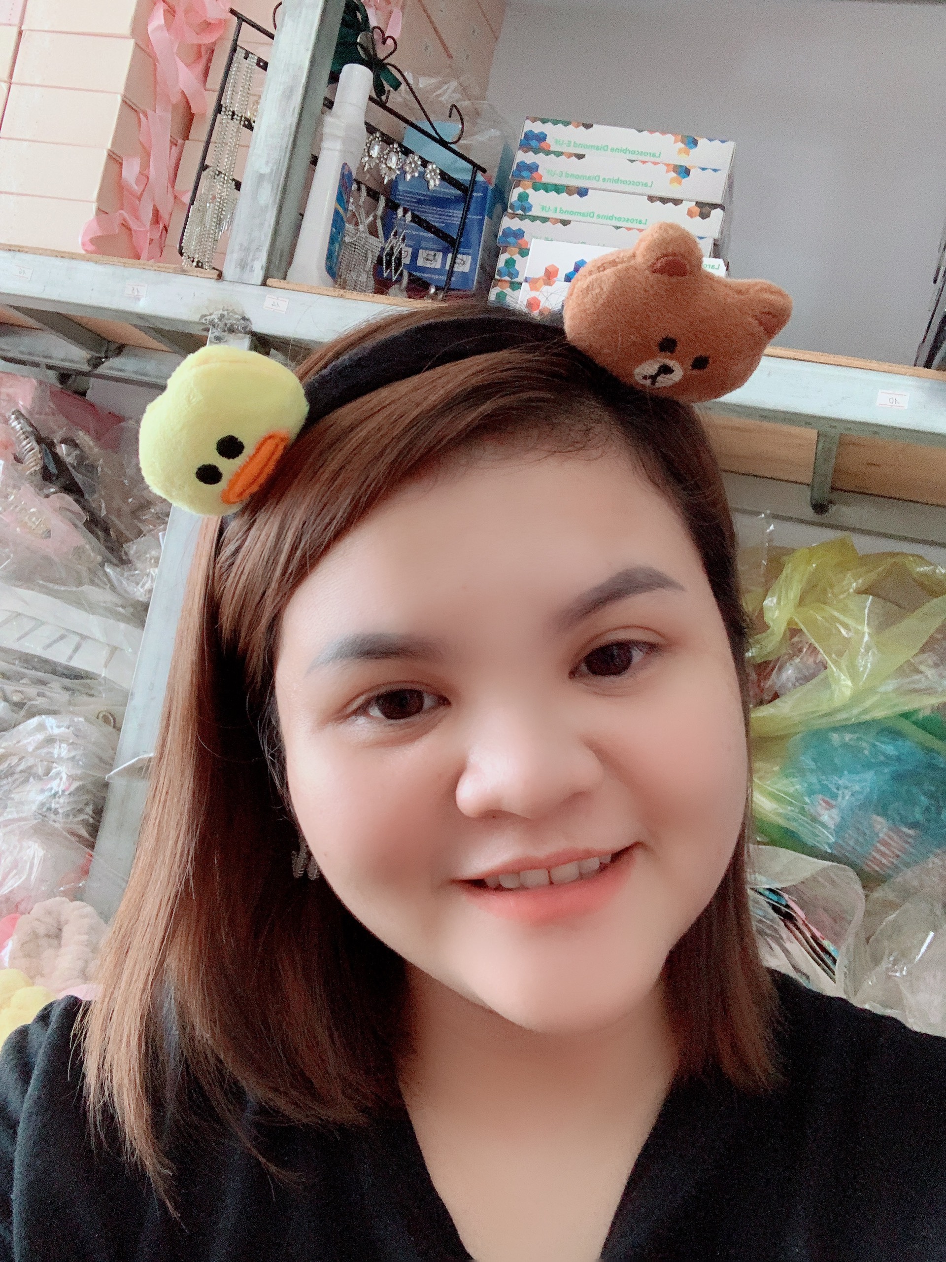 Băng Đô Cài Tóc Gấu Vịt