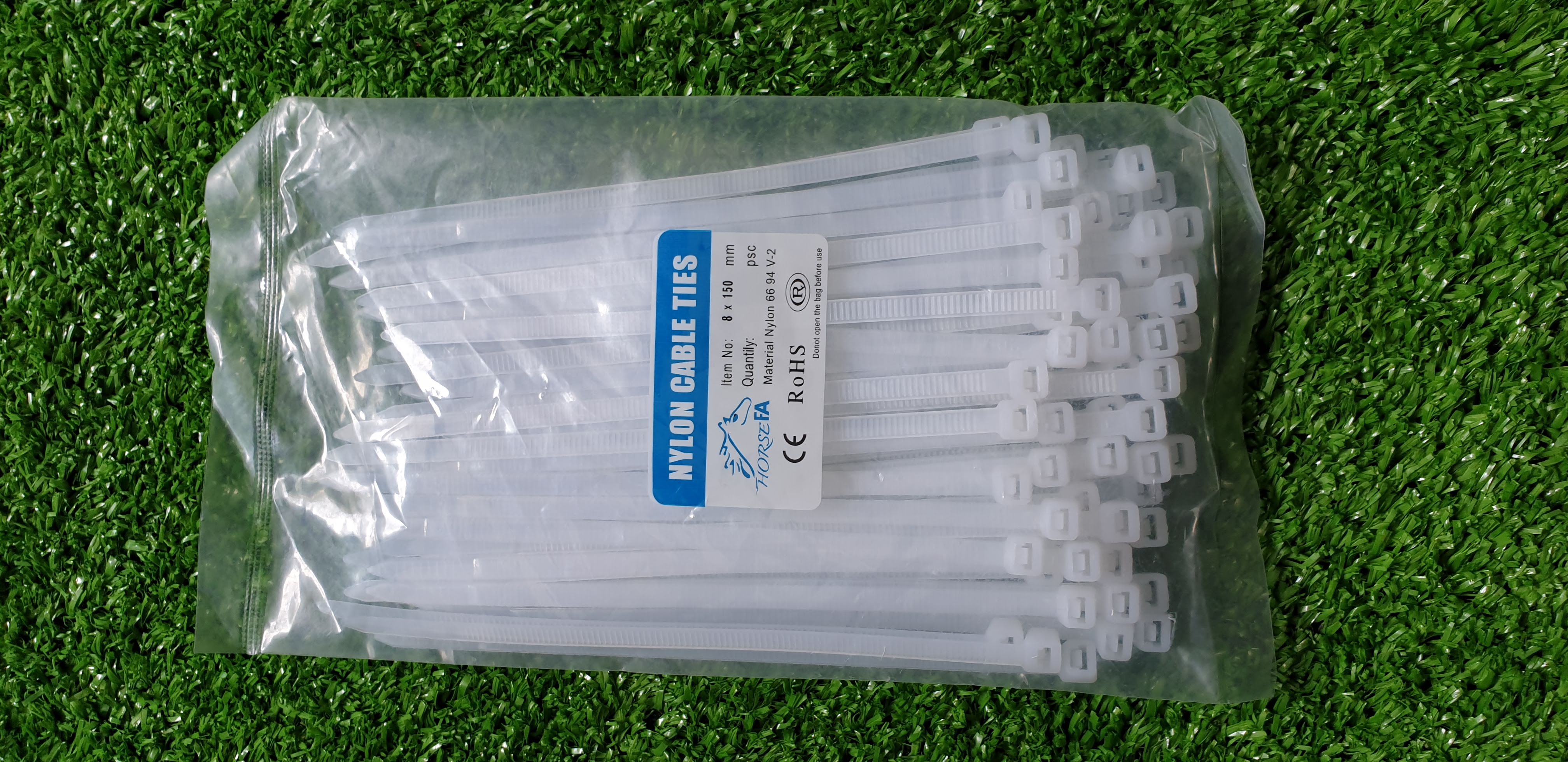 [COMBO 3 Túi ]  Dây Rút Trắng 1 Tấc 5 x 4 li ( 15cm) - Đèn Led Thiên Vân