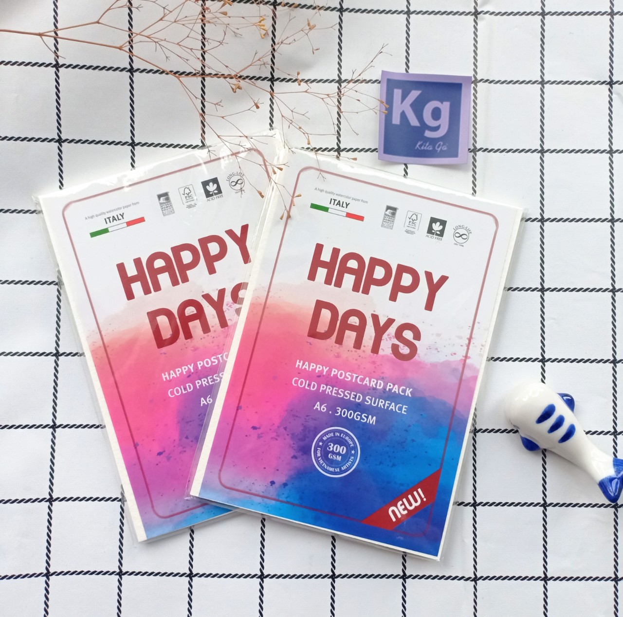 Giấy vẽ màu nước Happy