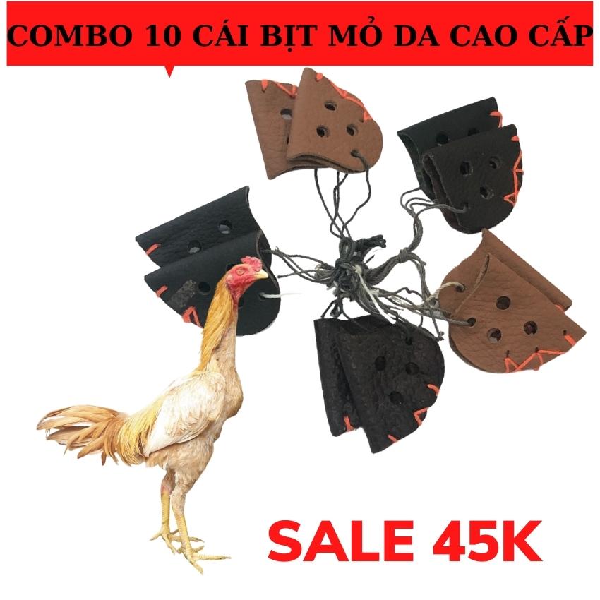 BỊT MỎ GÀ CHỌI - GÀ VẦN HƠI. COMBO 10 CÁI