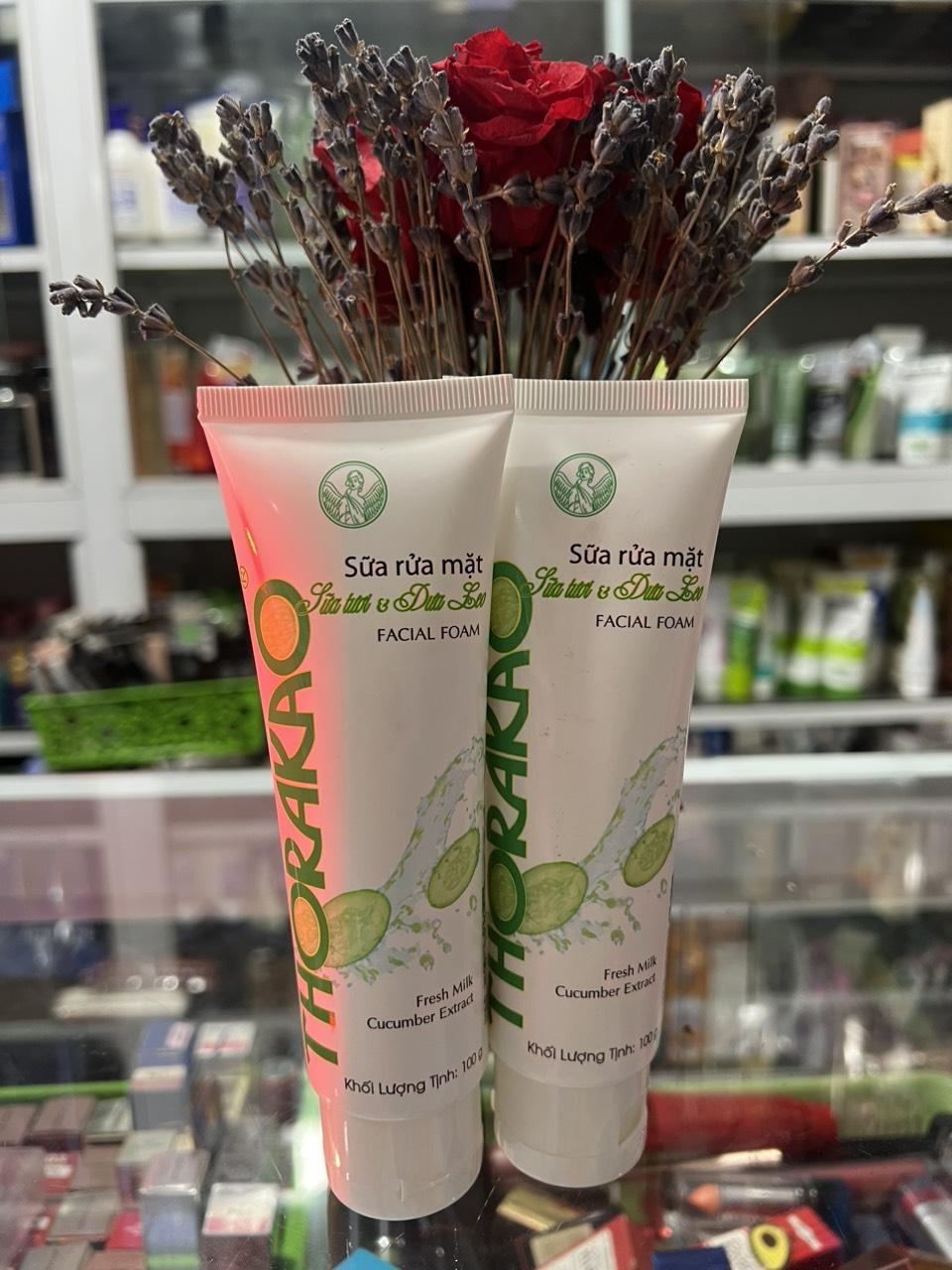 Sữa rửa mặt Thorakao sữa tươi và dưa leo 100g
