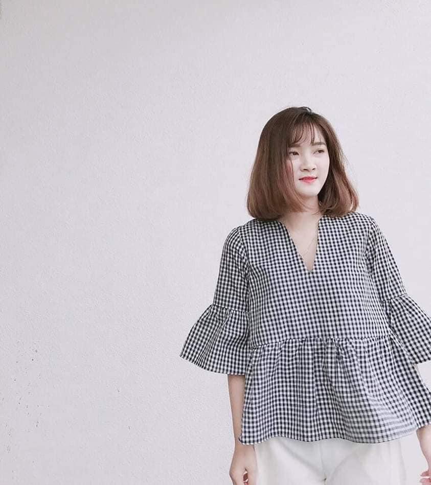 áo kiểu nữ -áo babydoll-tay lỡ